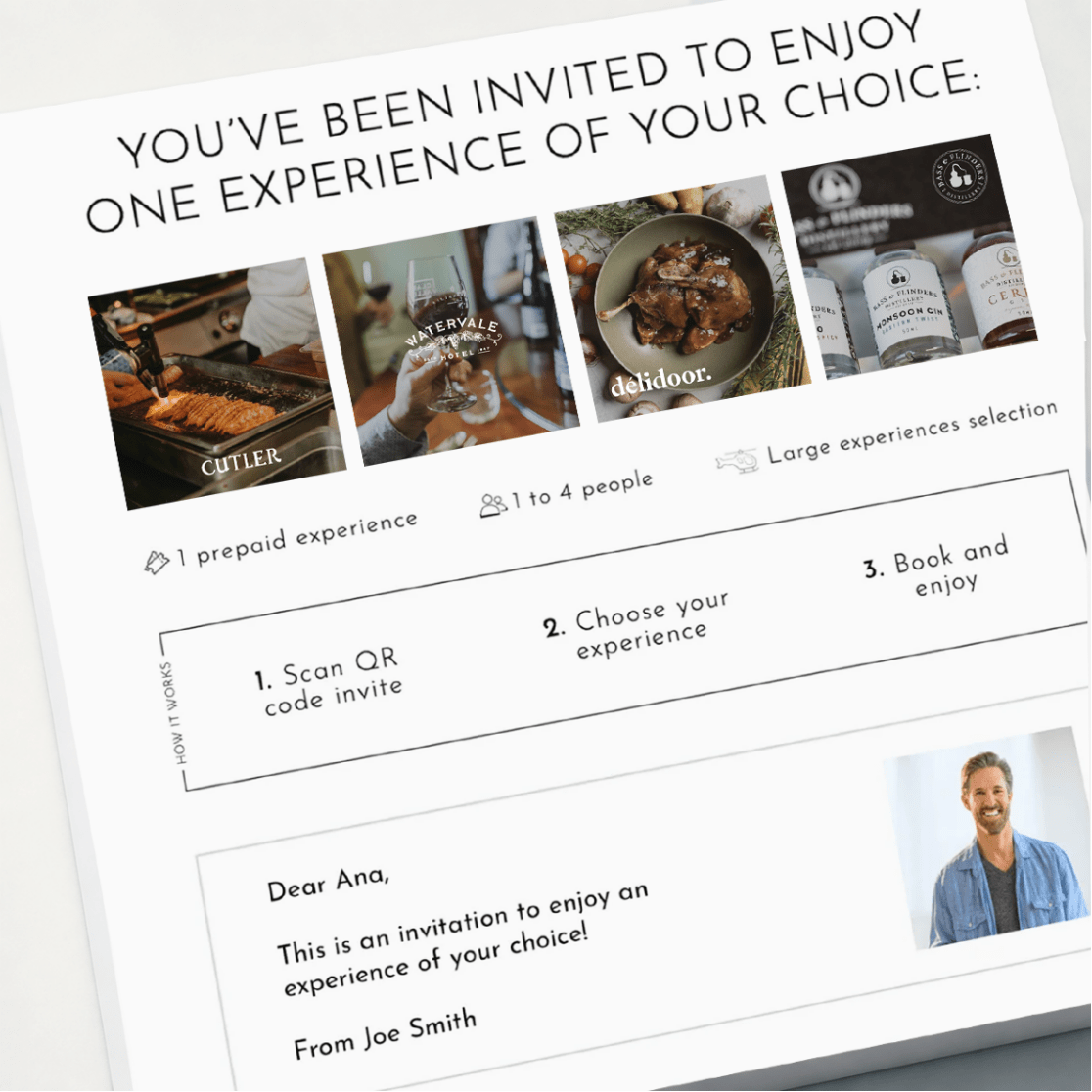 Gourmet Dining - Experience Portfolio for business - We Wander